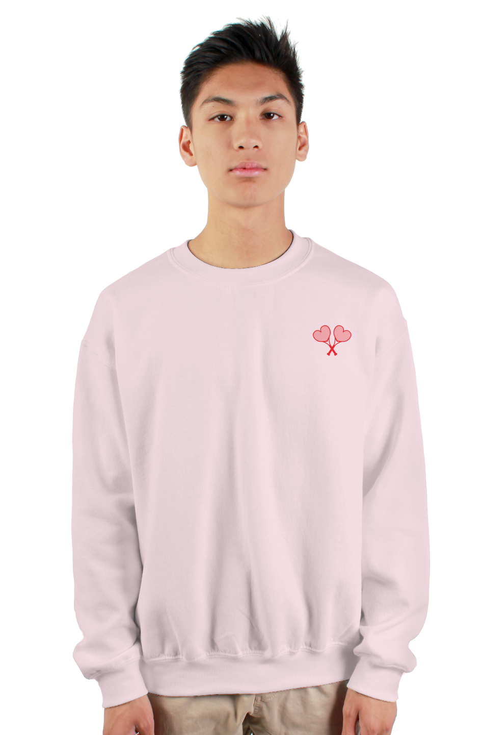 Embroidered Crewneck Sweatshirt-Unisex