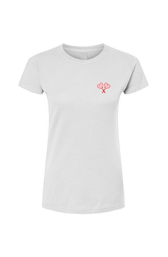 Love All Tennis Women's Hearts Softstyle T-Shirt